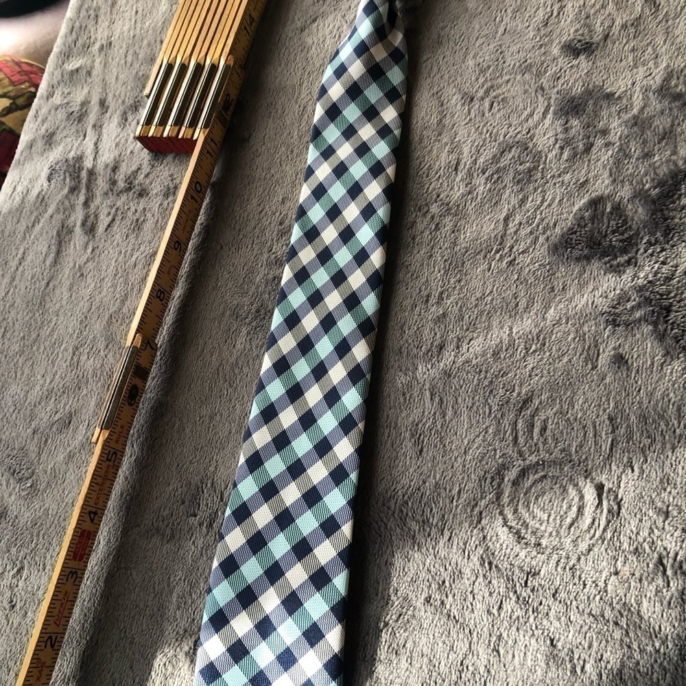 𝅺CHILDREN‎ Plaid snap on Tie